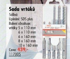 Sada SDS vrtáků Bosch