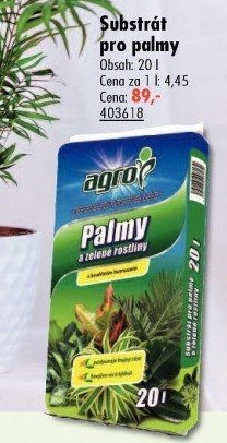 Substrát pro palmy Agro