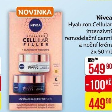 Balení krém denní a noční remodelační Hyaluron Cellular Filler Nivea
