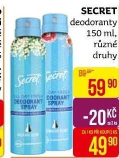 Deodorant sprej Secret