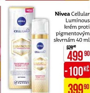 Krém pleťový proti pigmentovým skvrnám Cellular Luminous Nivea