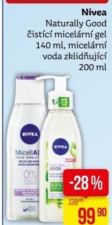 Micelární gel čisticí Naturally Good Nivea