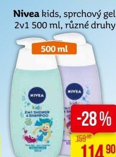 Sprchový gel dětský Baby Nivea