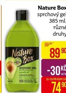 Sprchový gel Nature box