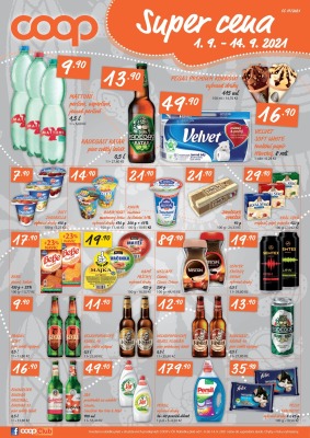 akční leták COOP 1.9.2021-14.9.2021