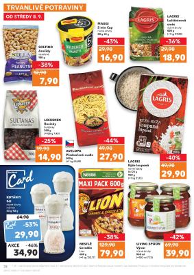 akční leták Kaufland 8.9.2021-14.9.2021