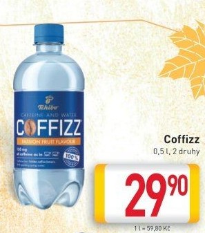 Ochucená voda kofeinová Coffizz Tchibo