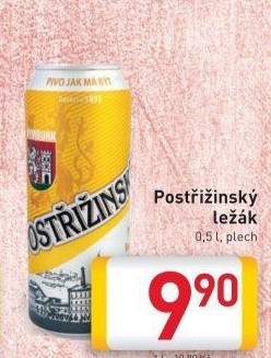 Pivo Postřižinský ležák Pivovar Nymburk