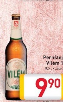 Pivo světlý ležák 11° Vilém Pernštejn