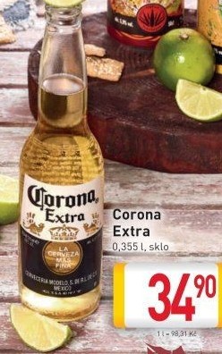 Pivo světlý ležák Corona Extra