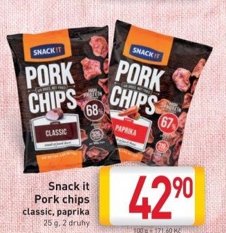 Pork chips Snack IT Tarczyński