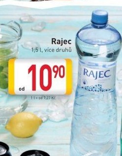 Přírodní voda Rajec
