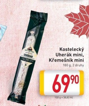 Salám Uherák kostelecký Kostelecké uzeniny