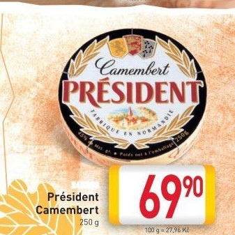 Sýr Camembert Président