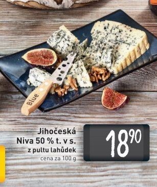 Sýr Niva Jihočeská 50% Madeta