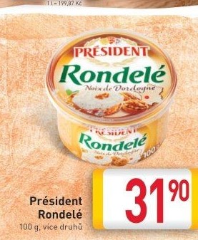 Sýr termizovaný Rondelé President