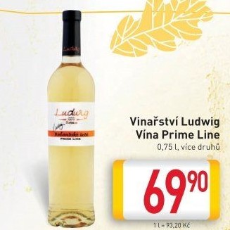 Vína Prime Line Vinařství Ludwig