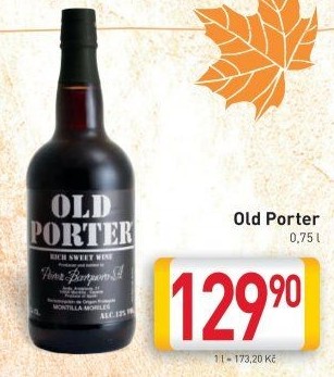 Víno Old Porter