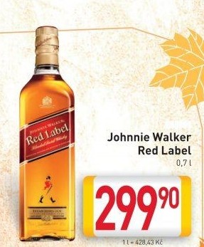 Whisky Red Label Johnnie Walker
