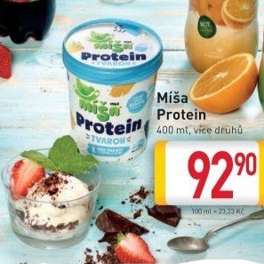 Zmrzlina proteinová v kelímku Míša