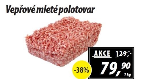 Maso mleté vepřové