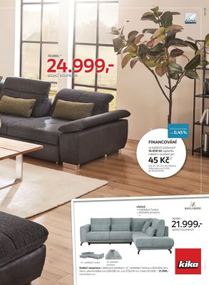 akční leták Kika nábytek 6.9.2021-19.9.2021