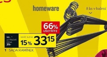 SADA RAMÍNEK NA ŠATY