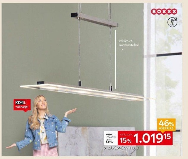 ZÁVĚSNÉ LED SVÍTIDLO