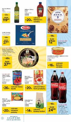akční leták Tesco 8.9.2021-14.9.2021