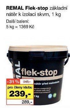 Izolační nátěr Flek - stop Remal