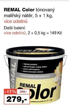Malířský nátěr Color Remal