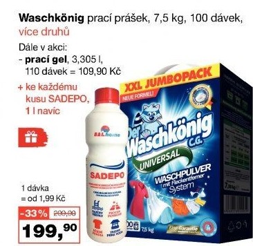 Prací gel Waschkönig