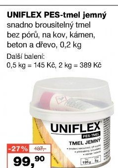 Tmel PES jemný Uniflex