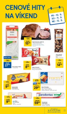 akční leták Tesco 8.9.2021-14.9.2021