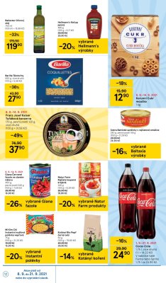 akční leták Tesco 8.9.2021-14.9.2021