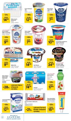 akční leták Tesco 8.9.2021-14.9.2021