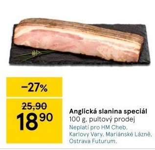 Anglická slanina speciál