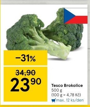 Brokolice Tesco