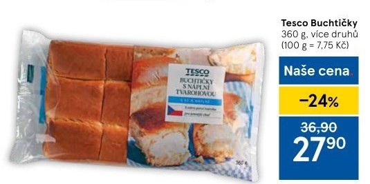 Buchtičky české Tesco