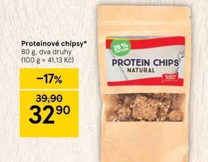 Chipsy proteinové Hradecká pekárna