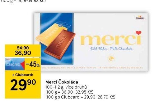 Čokoláda Merci