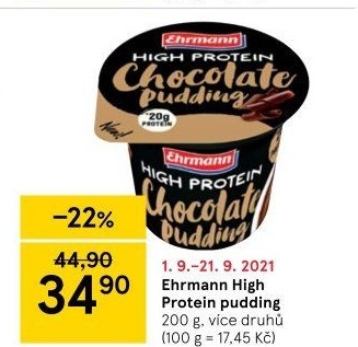 Dezert pudink High protein Ehrmann