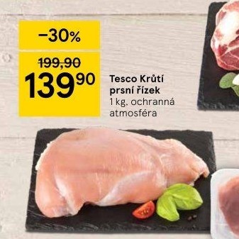 Krůtí prsní řízky Tesco