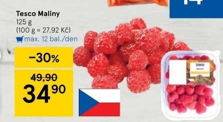 Maliny Tesco