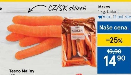 Mrkev Tesco