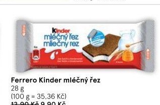 Řez mléčný Kinder