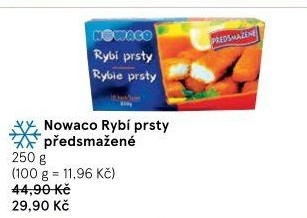 Rybí prsty předsmažené mražené Nowaco