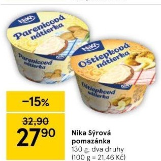 Sýrová pomazánka Nika