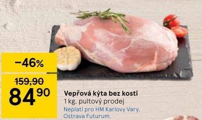 Vepřová kýta bez kosti