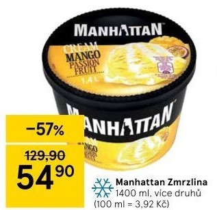 Zmrzlina v kelímku Manhattan Nestlé